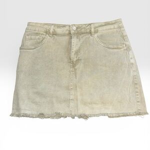 Zenana Outfitters Khaki Mini Skirt